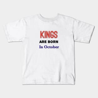 Month of October Kids T-Shirt